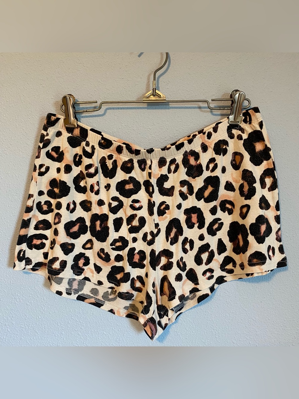stars above Beautifully Soft Fabric Sleepwear Shorts Leopard Animal Print